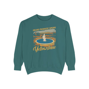 Grand Prismatic Spring Yellowstone Comfort Colors Unisex Sweatshirt