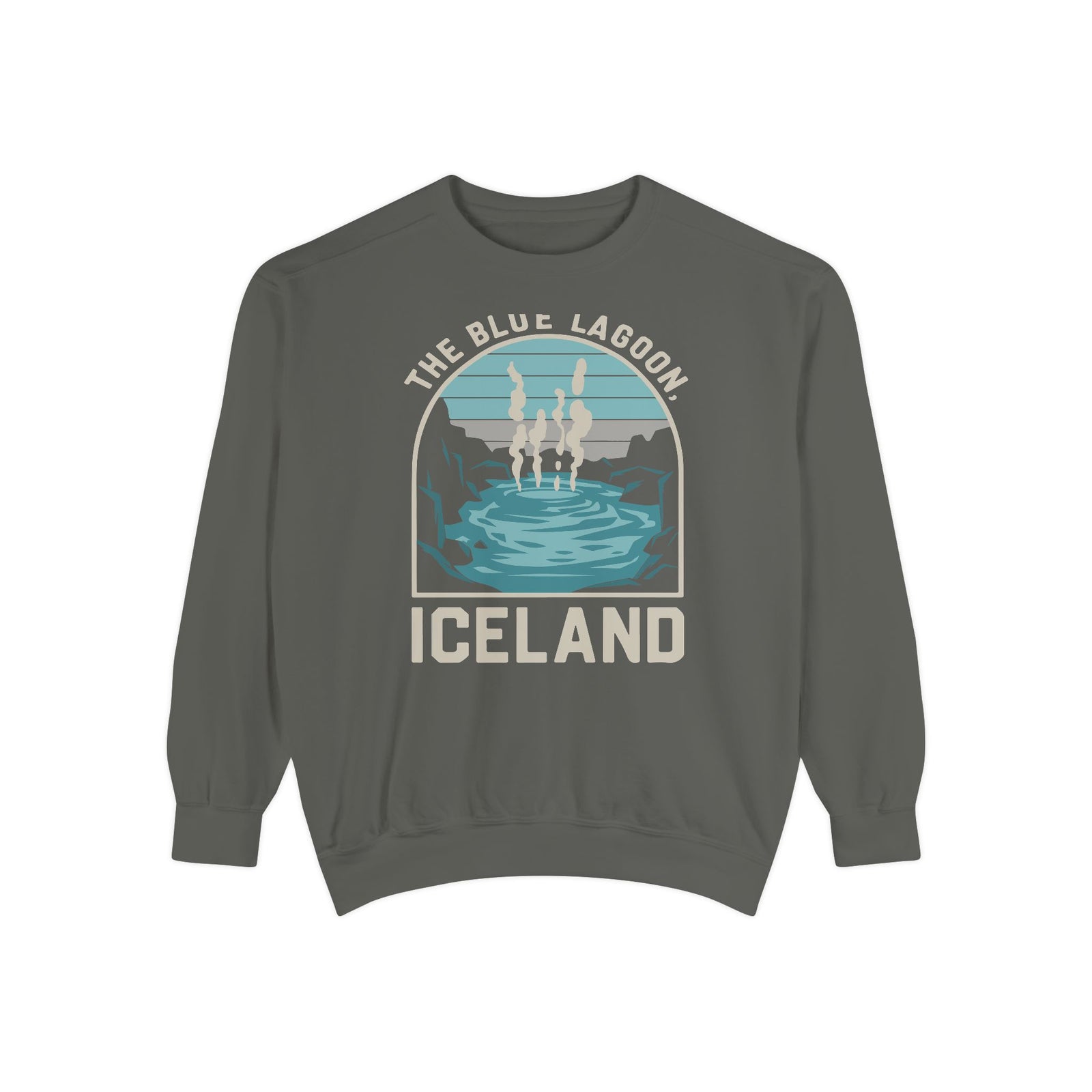 Blue Lagoon Iceland Comfort Colors Unisex Sweatshirt
