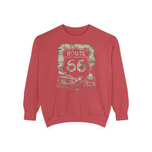 Route 66 USA Comfort Colors Unisex Sweatshirt