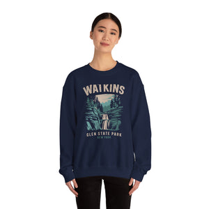 Watkins Glen State Park New York Gildan Unisex Crewneck Sweatshirt