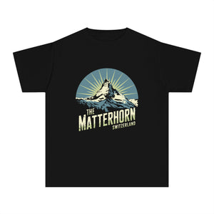 Matterhorn Switzerland Comfort Colors Youth Kids T-Shirt
