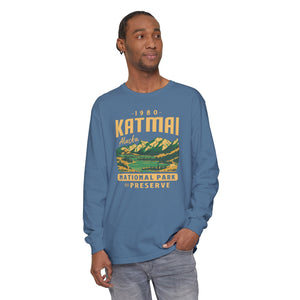 Katmai National Park Alaska Comfort Colors Unisex Long Sleeve T-Shirt