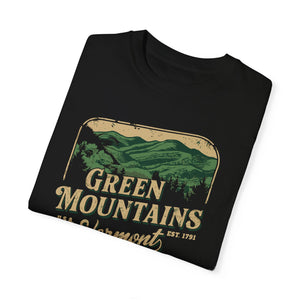 Green Mountains Vermont Comfort Colors Unisex T-Shirt