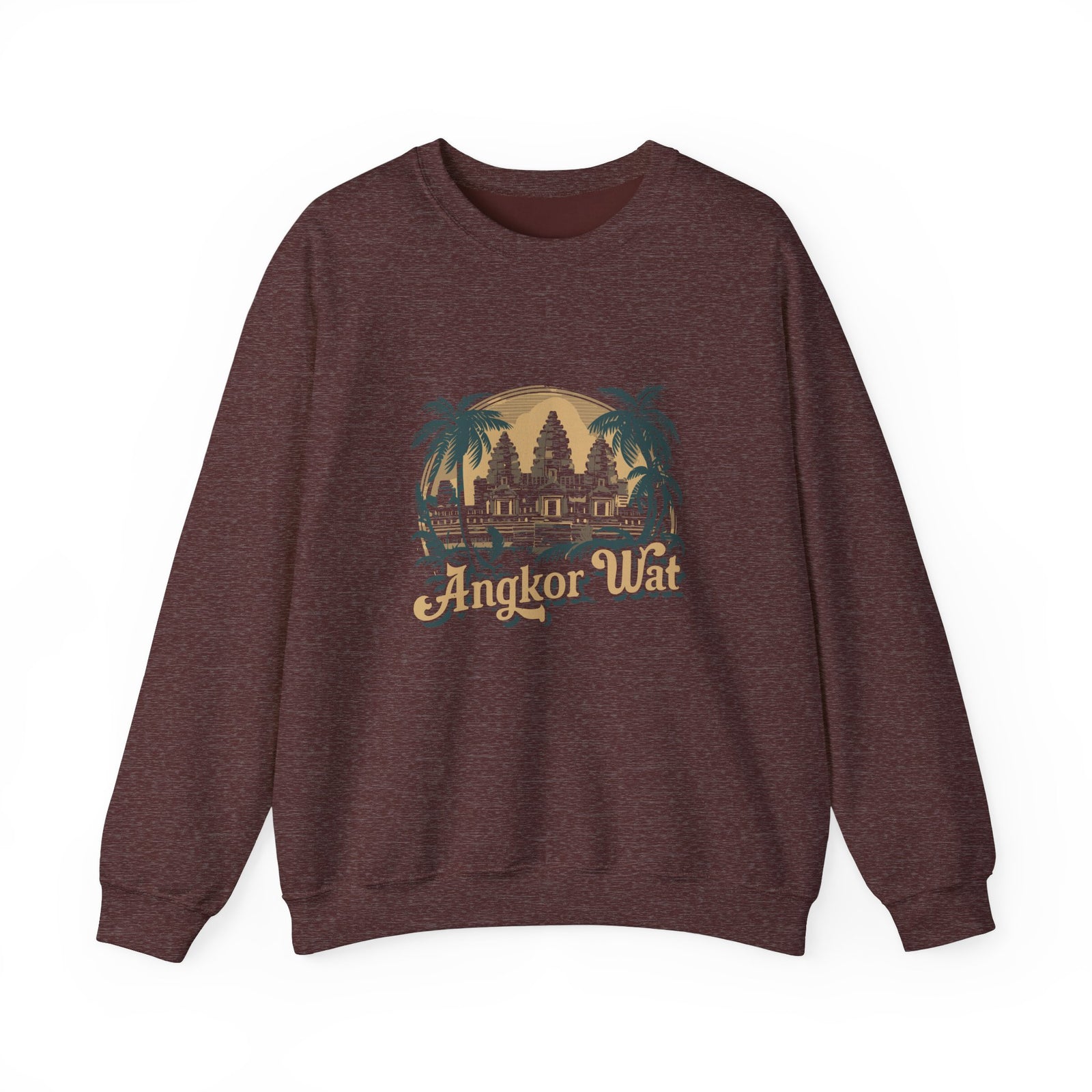 Angkor Wat Cambodia Gildan Unisex Crewneck Sweatshirt