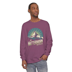 Matterhorn Switzerland Comfort Colors Unisex Long Sleeve T-Shirt