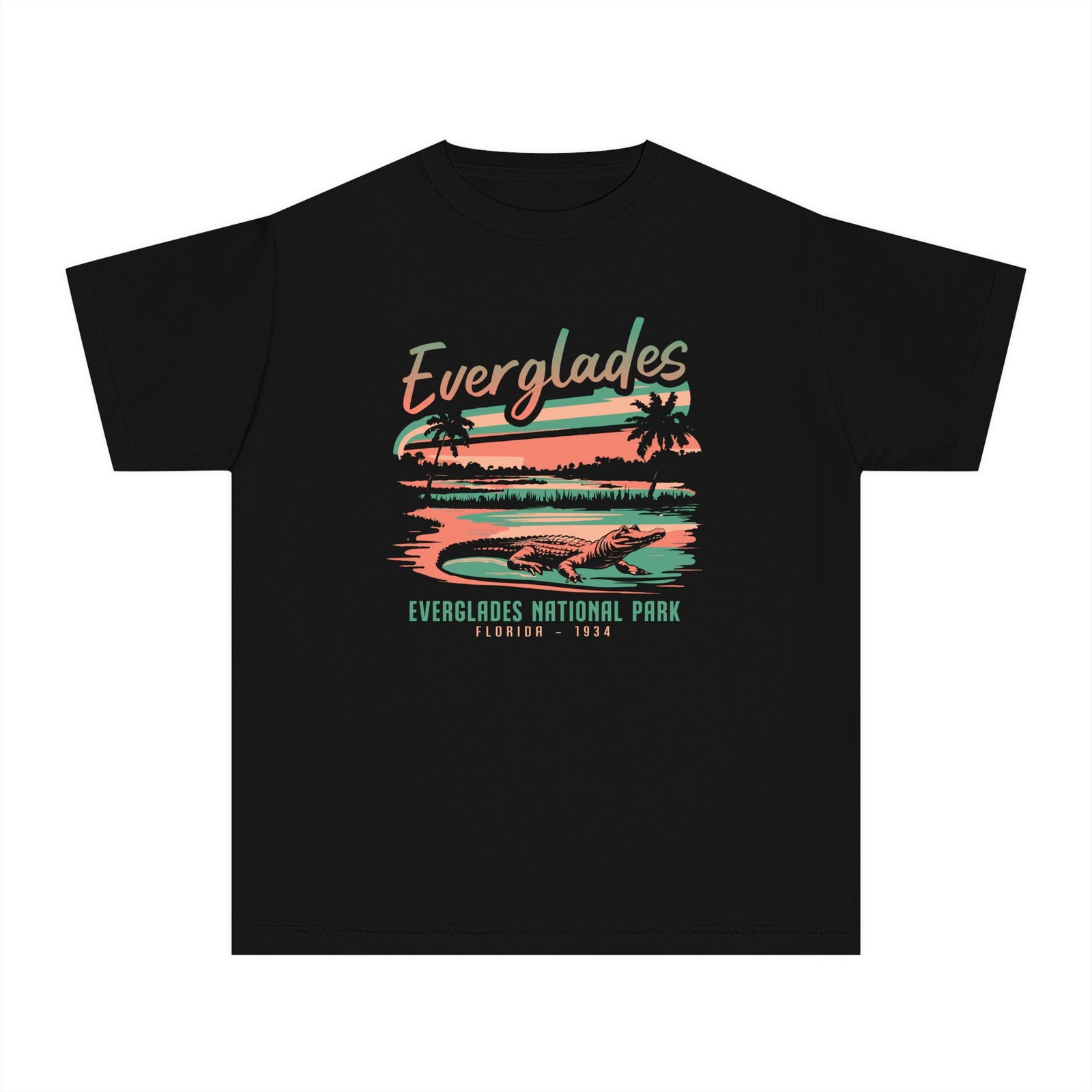 Everglades National Park Florida Comfort Colors Youth Kids T-Shirt