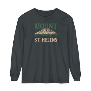 Mount St. Helens Washington Comfort Colors Unisex Long Sleeve T-Shirt