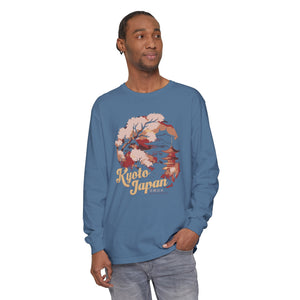 Kyoto Japan Comfort Colors Unisex Long Sleeve T-Shirt