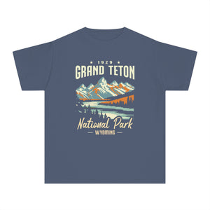 Grand Teton National Park Wyoming Comfort Colors Youth Kids T-Shirt
