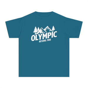 Olympic National Park Washington Comfort Colors Youth Kids T-Shirt