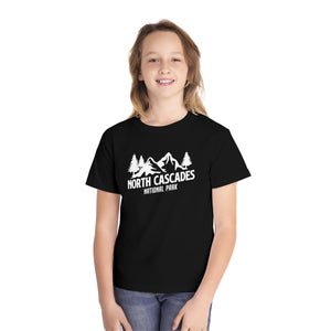 North Cascades National Park Washington Comfort Colors Youth Kids T-Shirt