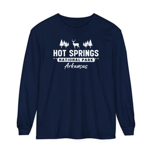 Hot Springs National Park Arkansas Comfort Colors Unisex Long Sleeve T-Shirt