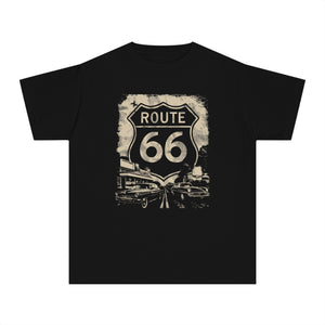 Route 66 USA Comfort Colors Youth Kids T-Shirt