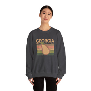 Georgia Peach Gildan Unisex Crewneck Sweatshirt