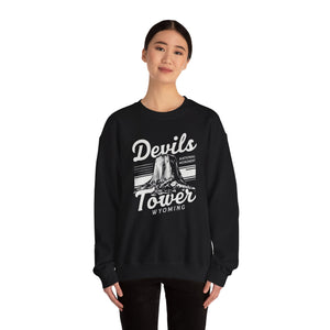 Devils Tower Wyoming Gildan Unisex Crewneck Sweatshirt