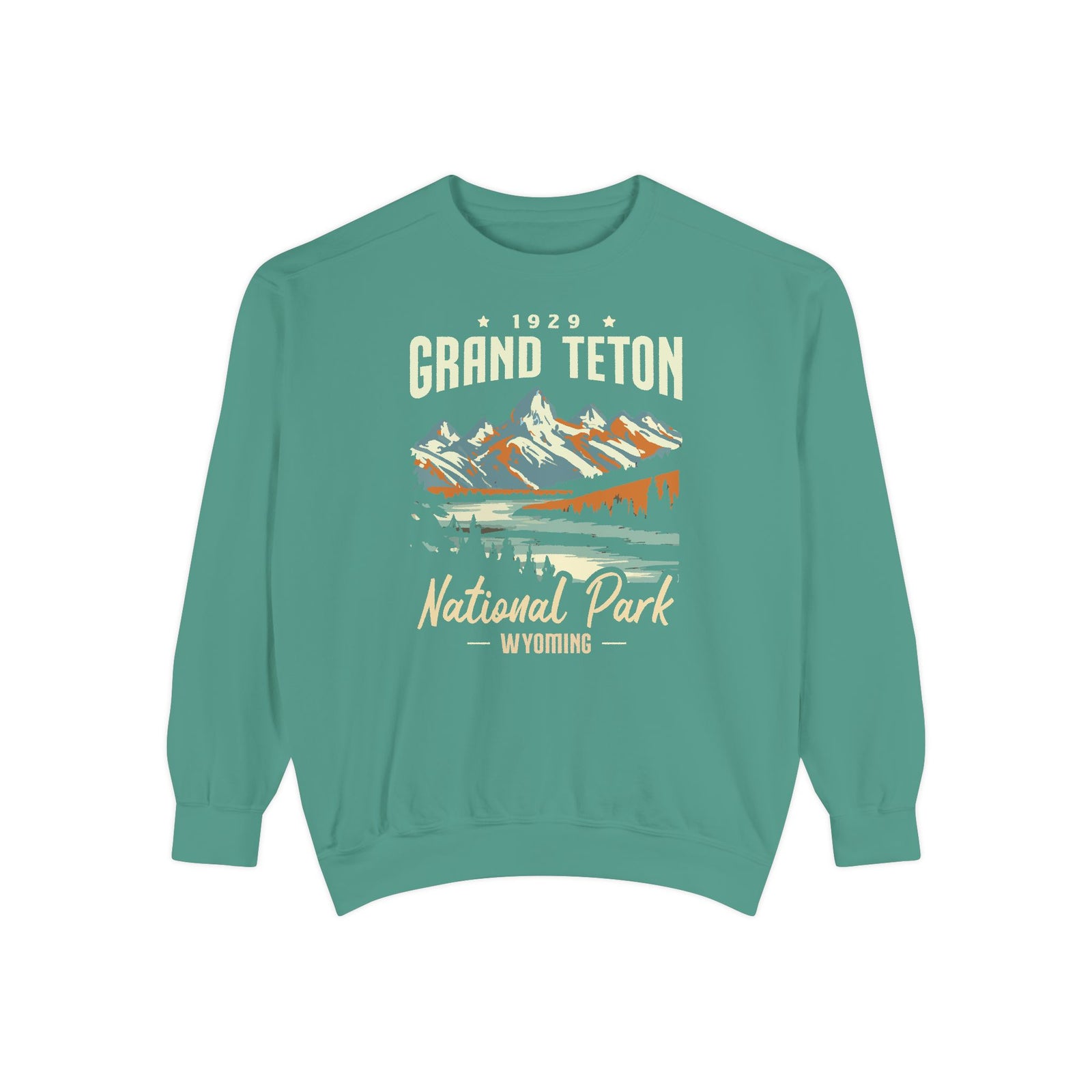 Grand Teton National Park Wyoming Comfort Colors Unisex Sweatshirt