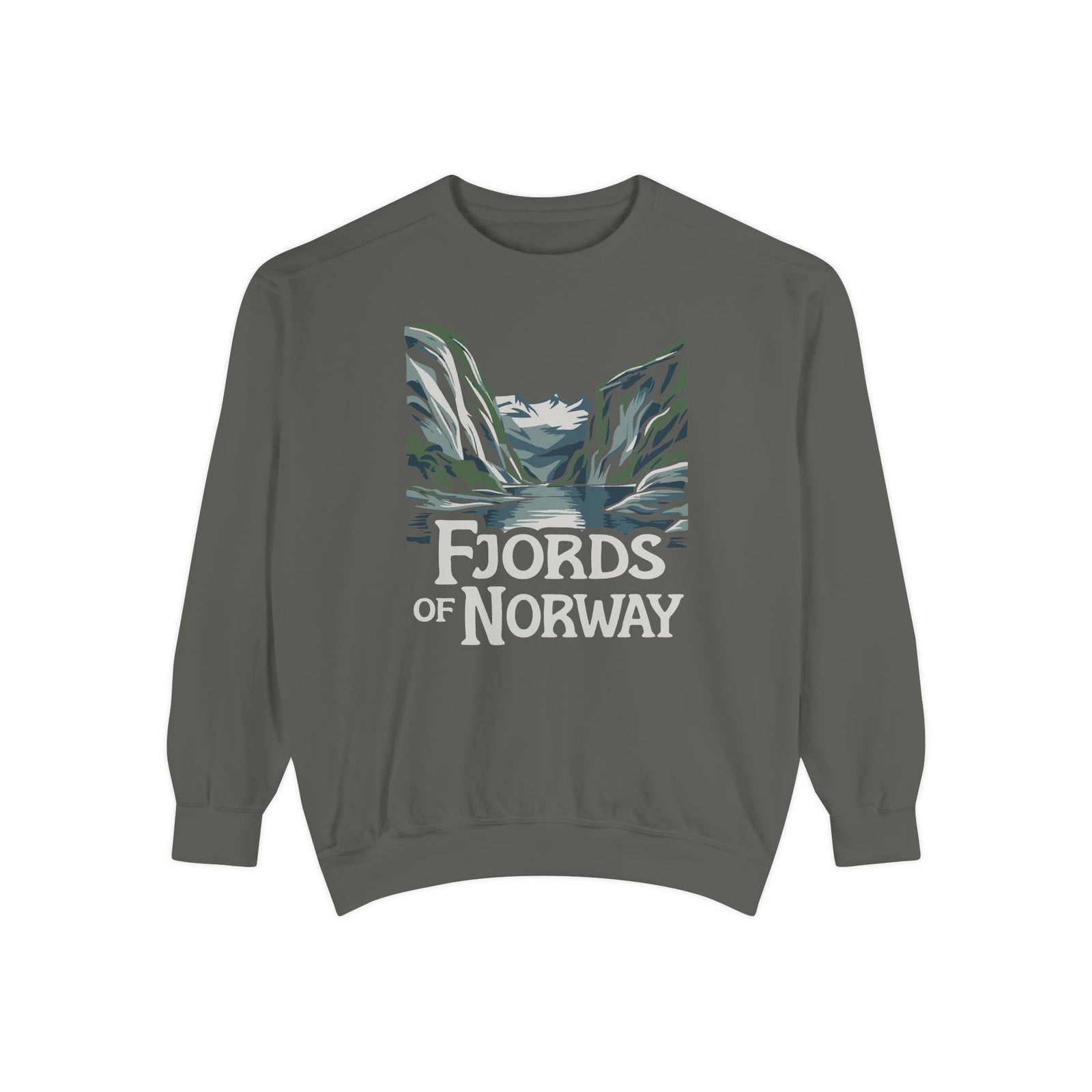 Fjords of Norway Comfort Colors Unisex Sweatshirt