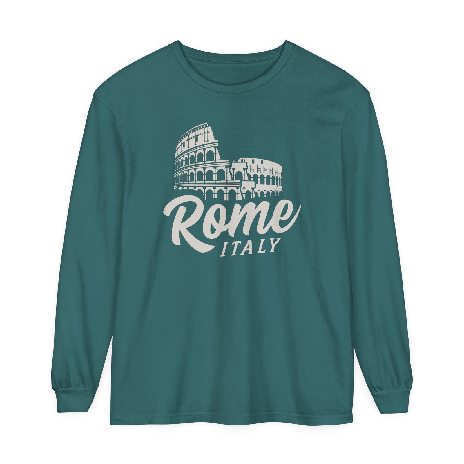 Rome Italy Comfort Colors Unisex Long Sleeve T-Shirt