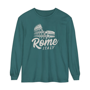 Rome Italy Comfort Colors Unisex Long Sleeve T-Shirt