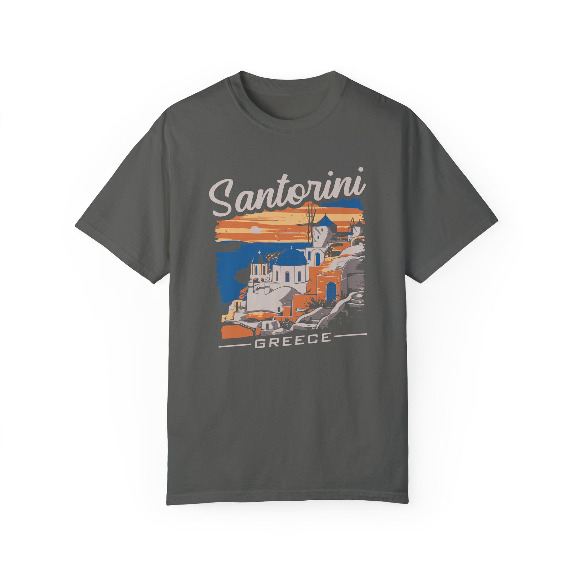 Santorini Greece Comfort Colors Unisex T-Shirt