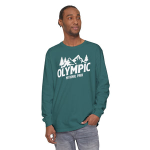 Olympic National Park Washington Comfort Colors Unisex Long Sleeve T-Shirt