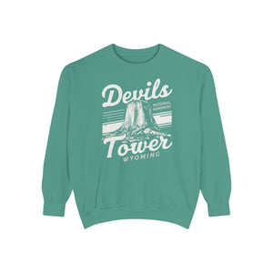 Devils Tower Wyoming Comfort Colors Unisex Sweatshirt