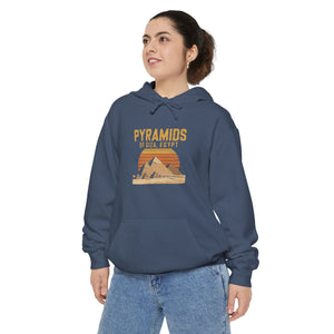 Pyramids of Giza Egypt Comfort Colors Unisex Hoodie