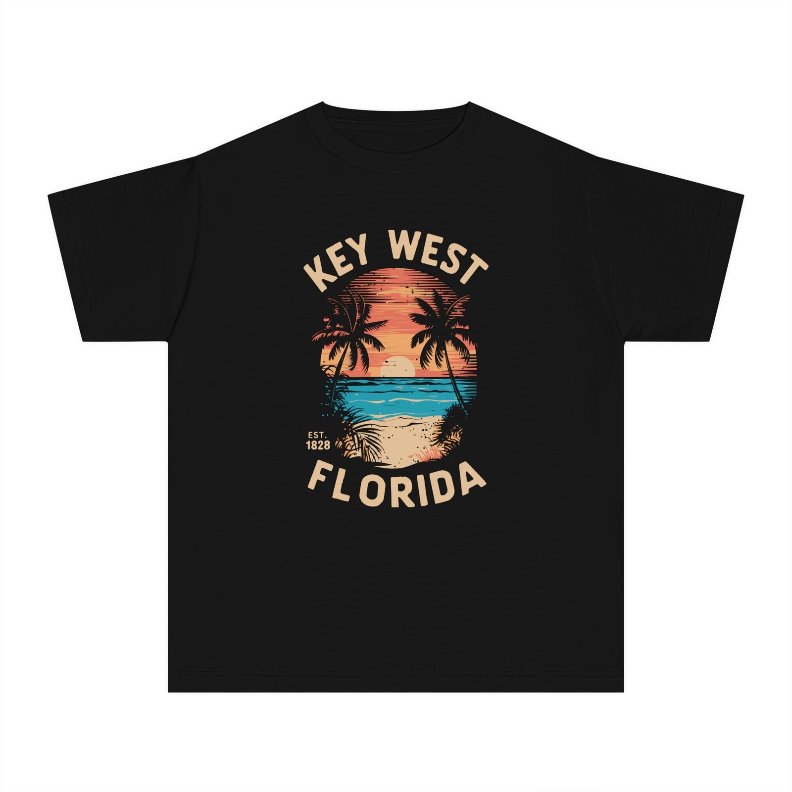 Key West Florida Comfort Colors Youth Kids T-Shirt