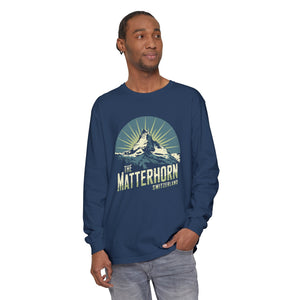 Matterhorn Switzerland Comfort Colors Unisex Long Sleeve T-Shirt