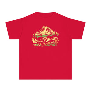Mount Rainier Washington Comfort Colors Youth Kids T-Shirt