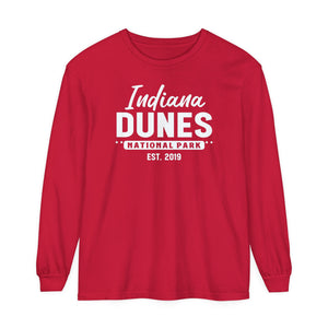 Indiana Dunes National Park Indiana Comfort Colors Unisex Long Sleeve T-Shirt