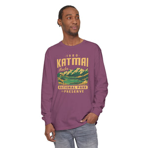 Katmai National Park Alaska Comfort Colors Unisex Long Sleeve T-Shirt