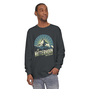 Matterhorn Switzerland Comfort Colors Unisex Long Sleeve T-Shirt