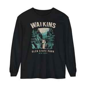 Watkins Glen State Park New York Comfort Colors Unisex Long Sleeve T-Shirt