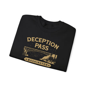 Deception Pass Washington Gildan Unisex Crewneck Sweatshirt