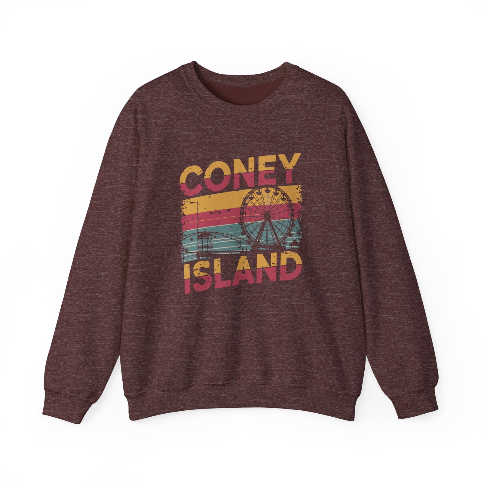 Coney Island New York Gildan Unisex Crewneck Sweatshirt