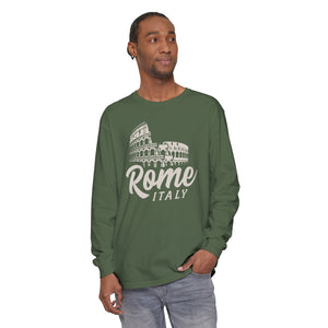 Rome Italy Comfort Colors Unisex Long Sleeve T-Shirt