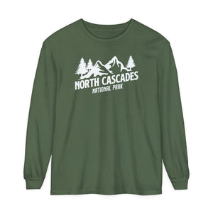 North Cascades National Park Washington Comfort Colors Unisex Long Sleeve T-Shirt