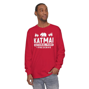 Katmai National Park Alaska Comfort Colors Unisex Long Sleeve T-Shirt