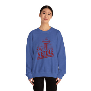 Space Needle Seattle Washington Gildan Unisex Crewneck Sweatshirt