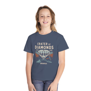 Crater of Diamonds State Park Arkansas Comfort Colors Youth Kids T-Shirt