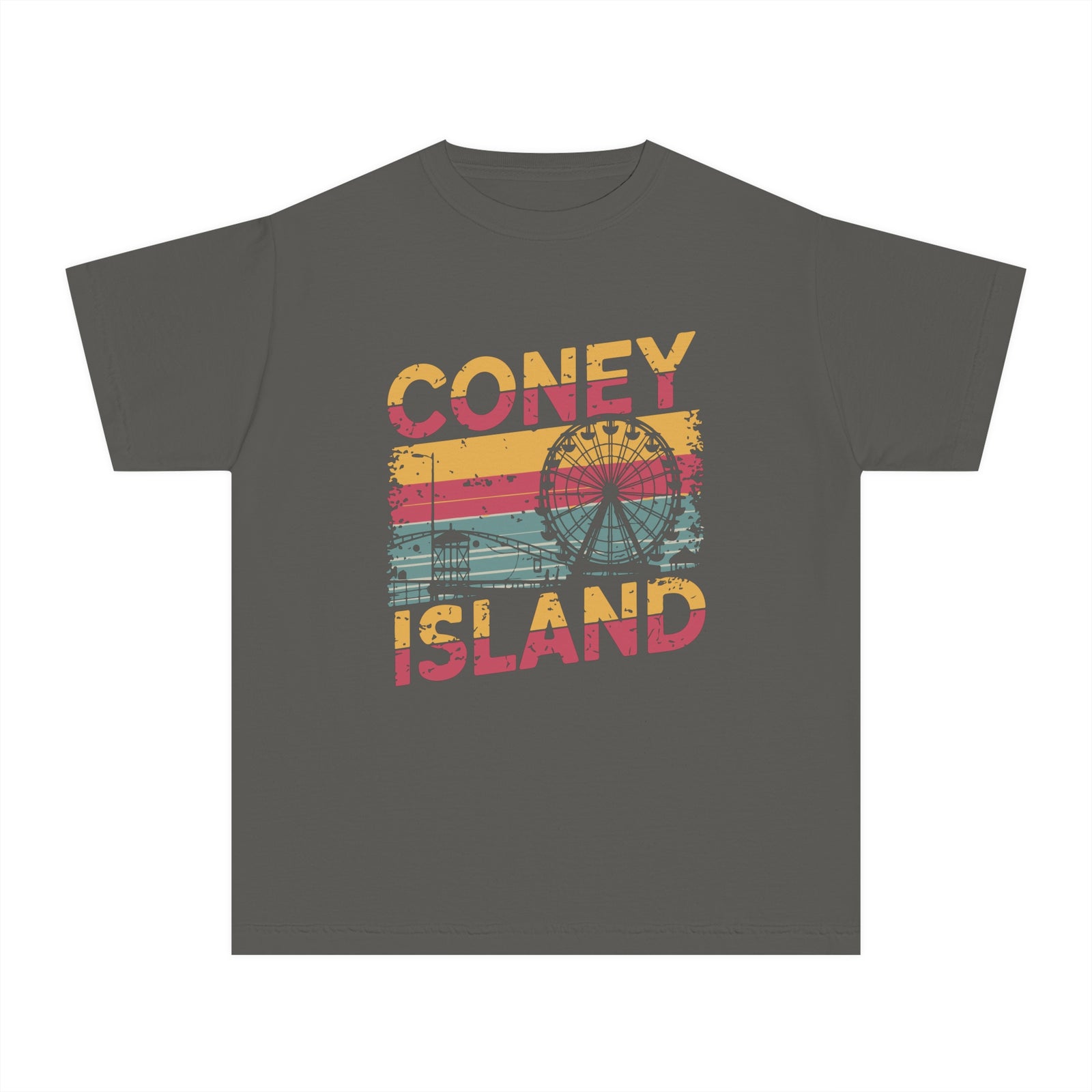 Coney Island New York Comfort Colors Youth Kids T-Shirt