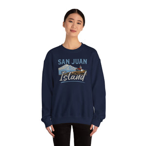 San Juan Island Washington Gildan Unisex Crewneck Sweatshirt
