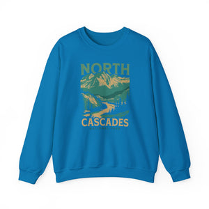 North Cascades National Park Washington Gildan Unisex Crewneck Sweatshirt