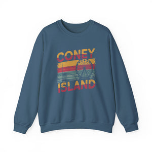 Coney Island New York Gildan Unisex Crewneck Sweatshirt