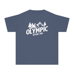 Olympic National Park Washington Comfort Colors Youth Kids T-Shirt