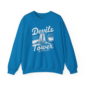 Devils Tower Wyoming Gildan Unisex Crewneck Sweatshirt