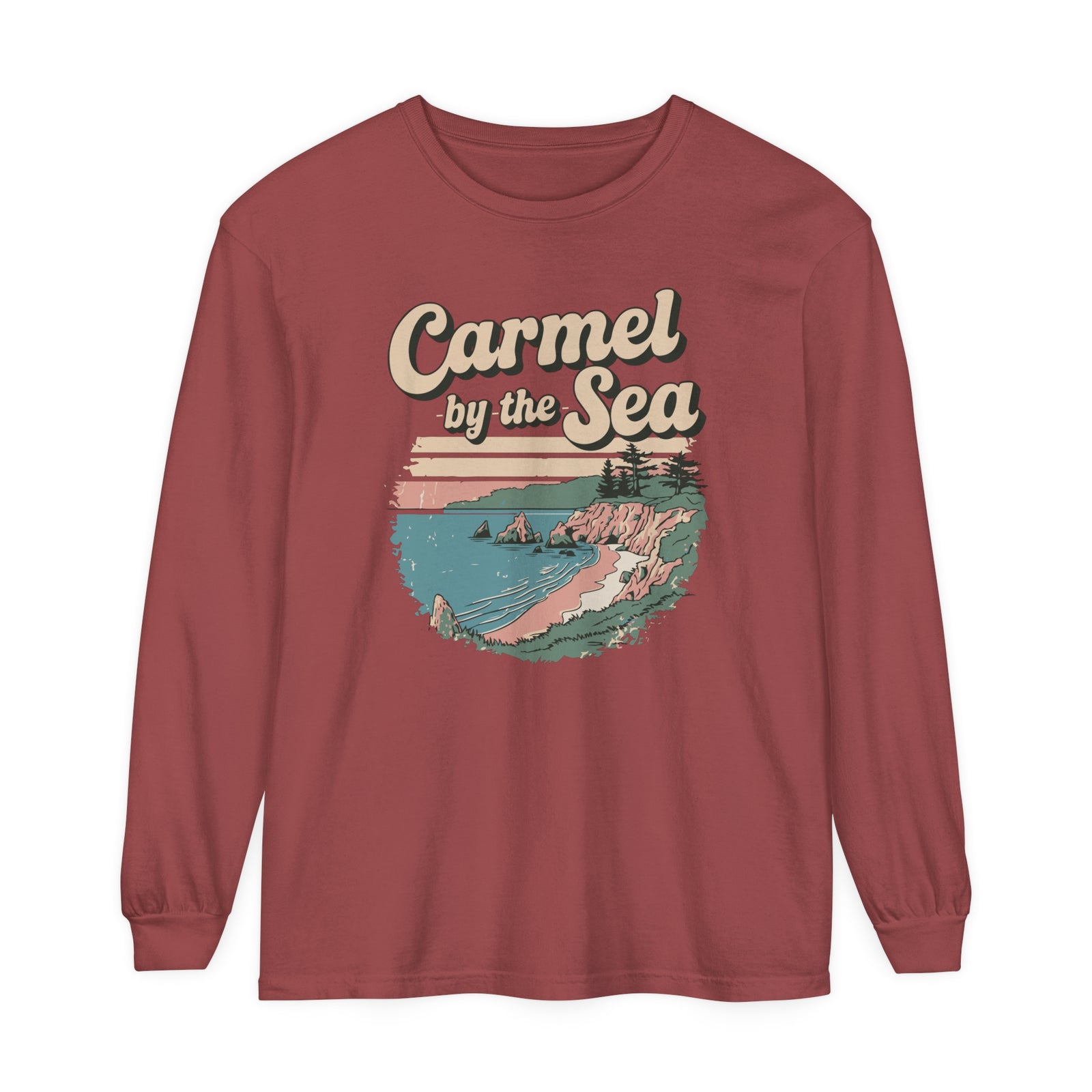 Carmel by the Sea California Comfort Colors Unisex Long Sleeve T-Shirt