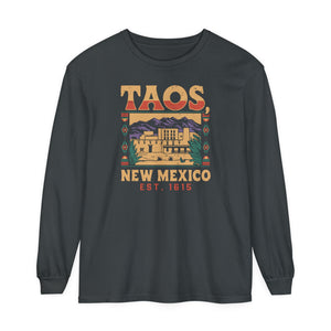 Taos New Mexico Comfort Colors Unisex Long Sleeve T-Shirt