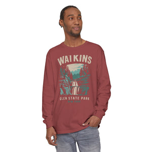 Watkins Glen State Park New York Comfort Colors Unisex Long Sleeve T-Shirt